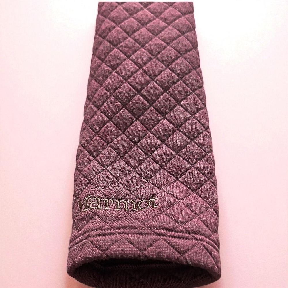 Women's Marmot Annie‎ Quilted Funnel Neck Pullover Plum Purple M - Picture 3 of 8